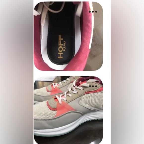 HOFF Womens Suede Sneakers Size 7 Colorblock Shoes - Picture 6 of 7